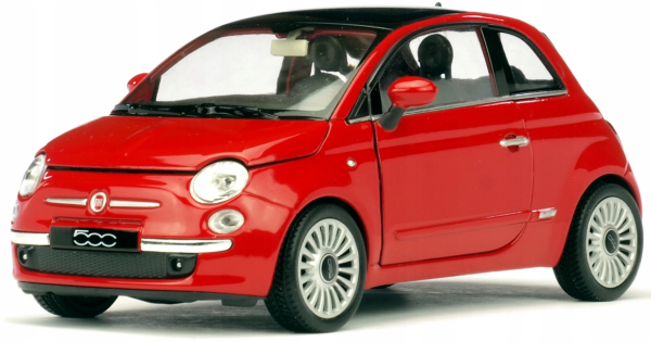 WEL22514W - FIAT 500 2007 rouge - 1