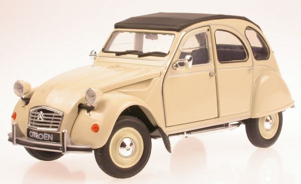 WEL24009A-W - CITROEN 2 CV crème - 1