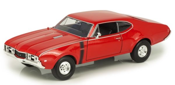 WEL24024WB - OLDSMOBILE 442 1968 rouge - 1