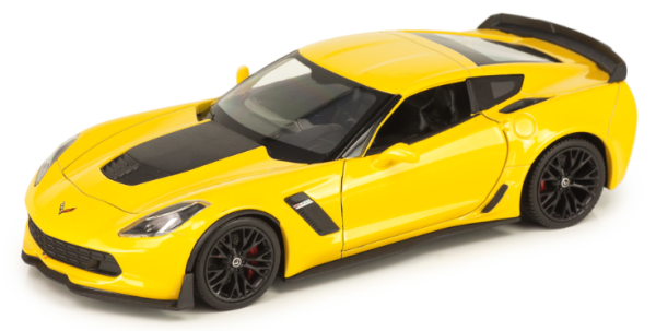 WEL24085W-Y - CHEVROLET Corvette Z06 2017 jaune - 1