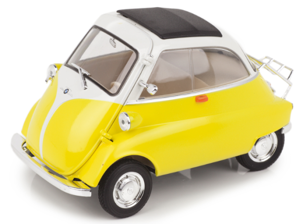 WEL24096WB - BMW Isetta jaune et blanc - 1