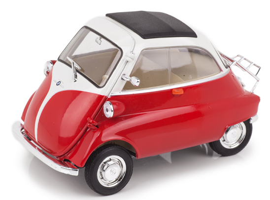 WEL24096WD - BMW Isetta rouge et blanche - 1