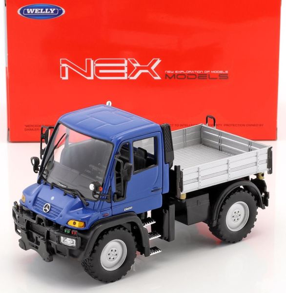 WEL32380CWBL - UNIMOG U400 bleu benne basculante - 1
