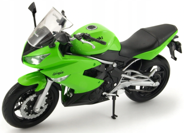 WEL62803W - Moto KAWASAKI Ninja 650R 2009 verte - 1