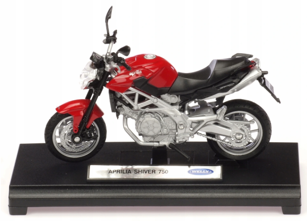 WELAP19660PWC - Moto APRILIA Shiver 750 rouge et noire - 1
