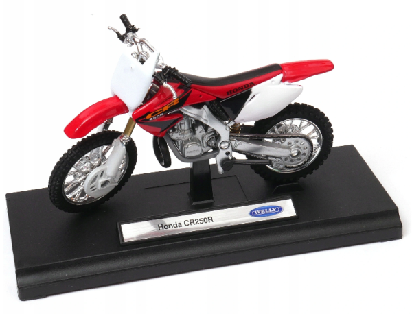 WELH19660PWF - Moto de cross HONDA CR250R rouge et blanche - 1