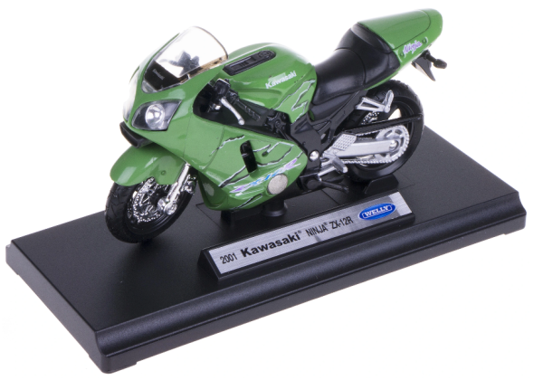 WELK19660PWB - Moto KAWASAKI  Ninja ZX-12r verte - 1