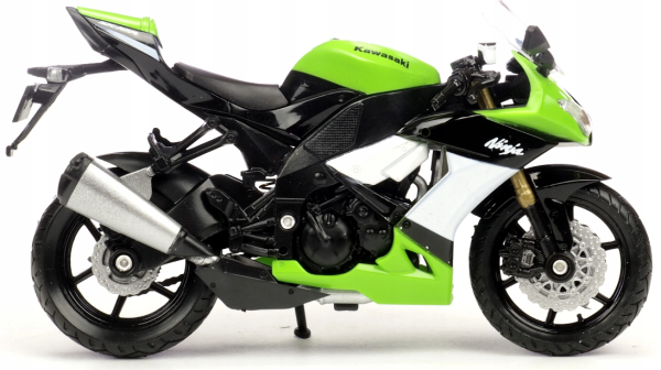 Miniature Moto KAWASAKI Ninja ZX-10R verte WELLY WELK19660PWE