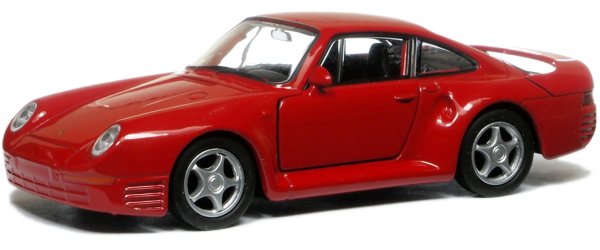 WELPO49720WC - PORSCHE 959 rouge modèle à friction - 1