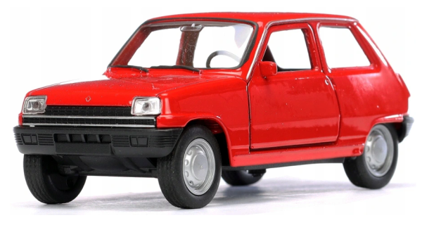 WELRE49720WI - RENAULT 5 rouge modèle à friction - 1