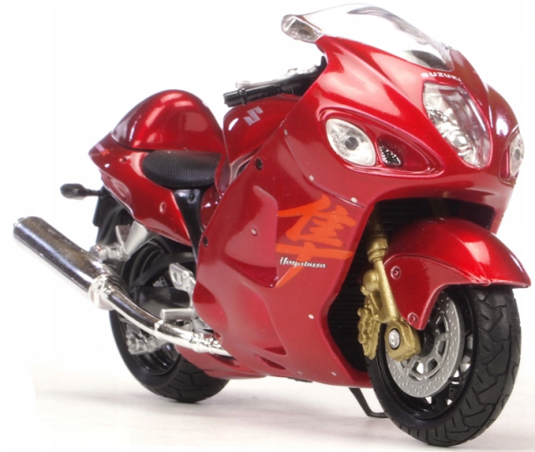 Welly modèle de Moto 1:18 Suzuki GSX 1300 R Hayabusa, Unisexe Welly modèle de Moto 1:18 Suzuki GSX 1300 R Hayabusa, Unisexe