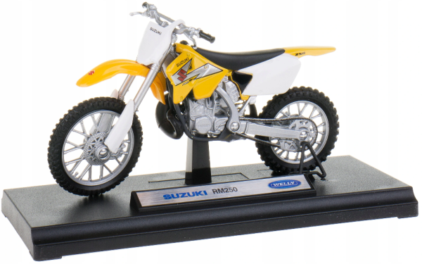 WELSU19660PWB - Moto de cross SUZUKI  RM 250 jaune - 1