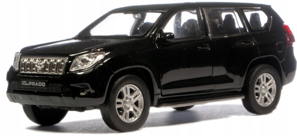 WELTO49720W - TOYOTA Land Cruiser Prado 2010 noir modèle à friction - 1