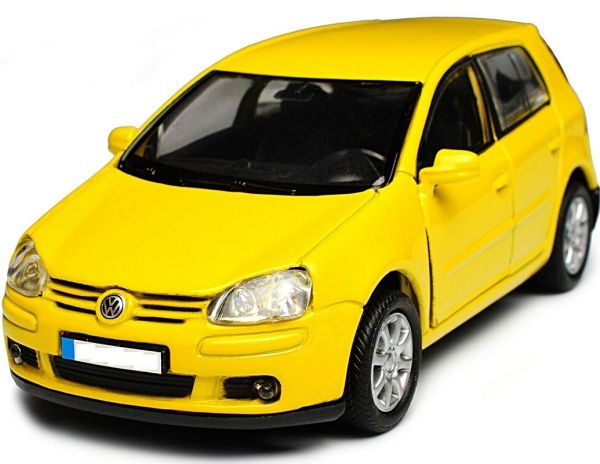 WELVW49720WB - VOLKSWAGEN Golf V jaune modèle à friction - 1