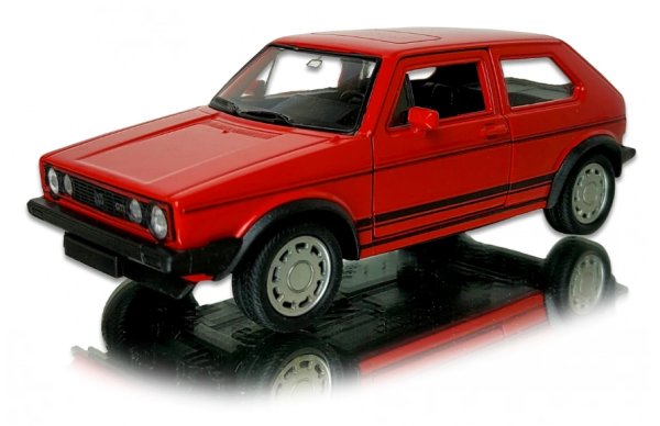 WELVW49720WH - VOLKSWAGEN Golf 1 GTI rouge modèle à friction - 1