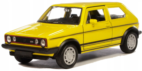 VOLKSWAGEN Golf Gti jaune modèle à friction