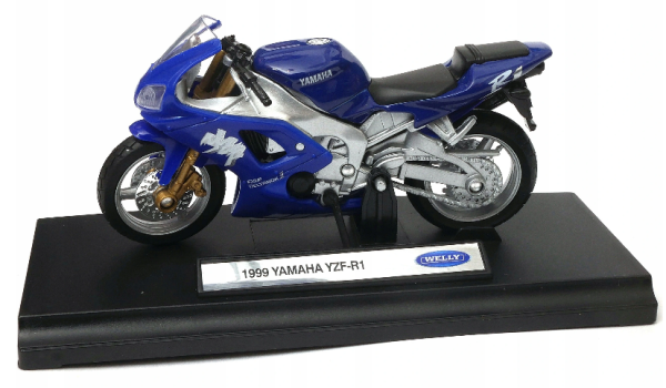 WELY19660PWG - Moto YAMAHA YZF-R1 1999 bleue - 1