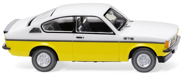 WIK022902 - OPEL Kadett C coupé GT/E  Blanche et jaune - 1