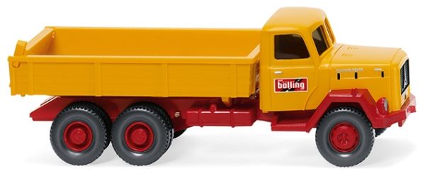 WIK042404 - MAGIRUS 3 Essieux Benne BÖLLING - 1