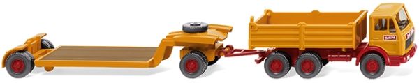 WIK049201 - MERCEDES NG 6x4 Porteur benne avec plateau 2 Essieux  BÖLLING - 1