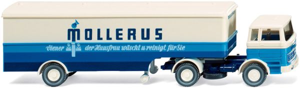 WIK051318 - MERCEDES 1620 4x2 avec semi caise rigide 1 essieu  Mollerus - 1