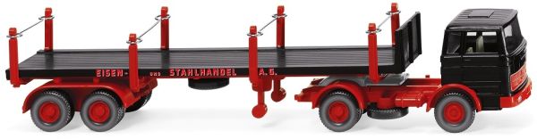 WIK051845 - MERCEDES 1620 4x2 avec remorque porte grumes EISEN-UND STAHLHANDEL A.G - 1