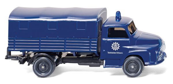 WIK069320 - FORD 2500 4x2 porteur plateau à ridelles baché de la THW - 1