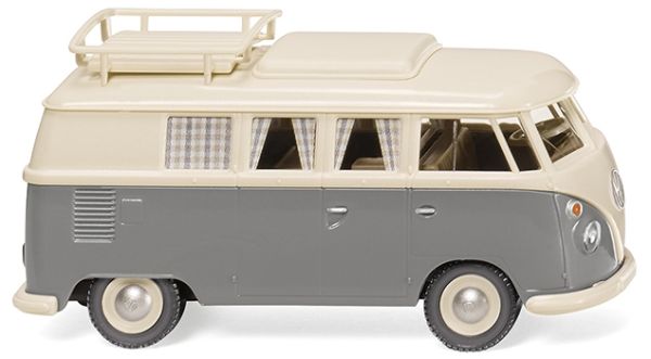 WIK079724 - VW T1 Camping bus Gris et blanc - 1