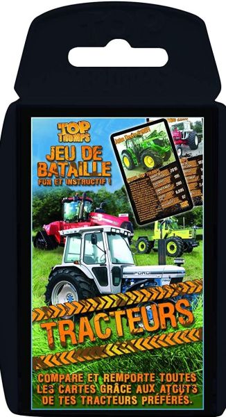 WIN90430 - Jeu de Bataille Fun et Instructif ! Les Tracteurs | à partir de 6 ans - 1