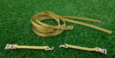 WM082VERT - 2 sangles verte - 30 cm x 0.04 cm - En miniature - 1