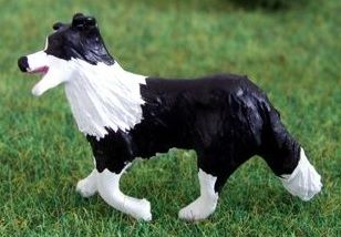 WMA15 - Border collie en Position de marche - En Miniature - 1