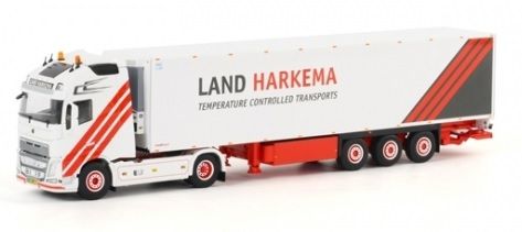 WSI01-1308 - VOLVO FH4 4x2 avec remorque Frigorifique 3 Essieux LAND HARKEMA - 1