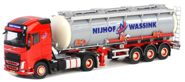 WSI01-1588 - VOLVO FH04 Globetrotter 4x2 et remorque citerne NIJHOF WASSINK - 1