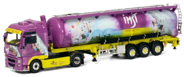 WSI01-1730 - MAN TGX XXL 4x2 et remorque citerne alimentaire MELMER - 1