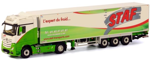 WSI01-1745 - MERCEDES BENZ Actros Big Space 4x2 avec semi frigo 3 essieux THERMOKING  Transport STAF - 1