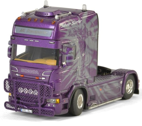 WSI01-1809 - SCANIA R09 Topline 4x2 le surfer d'argent Transport Lengler - 1