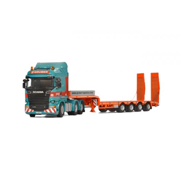 WSI01-1850 - SCANIA R13 6x4 Avec porte engins 4 essieux GRUBER - 1