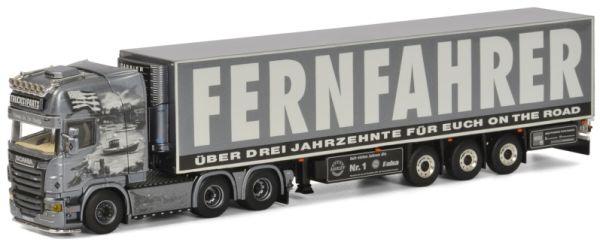WSI01-1875 - SCANIA R6 Topline 6x2 et remorque frigo FERNFAHRER - 1