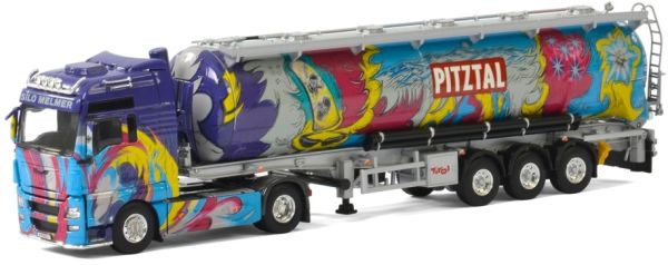 WSI01-1932 - MAN TGX XXL 4x2 avec semi silo 3 essieux Pitzal - 1