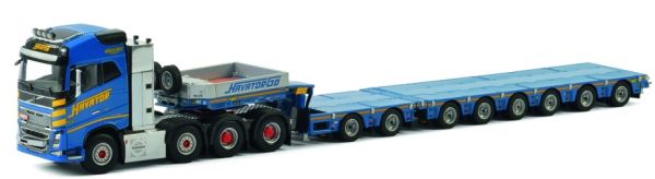 WSI01-2016 - VOLVO FH4 Globetrotter 8x4 avec semi surbaissée extensible 2+6 HAVATOR - 1