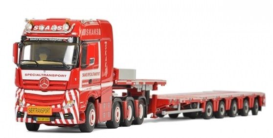 WSI01-2025 - MERCEDES Actros SLT Giga Space 8x4 avec semi plateau Nooteboom Multi-PX 5 Essieux SKAKS SPECIALTRANSPORT - 1
