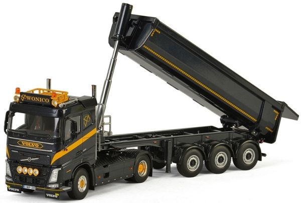 WSI01-2080 - VOLVO FH04 4x2 avec semi benne 3 essieux Sleeper - 1