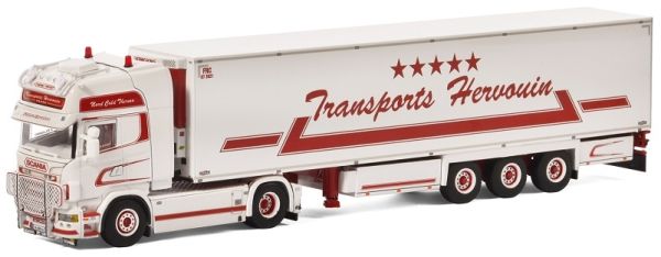 WSI01-2100 - SCANIA R6 Topline 4x2 avec semi frigorifique 3 essieux Chereau transport Hervouin - 1