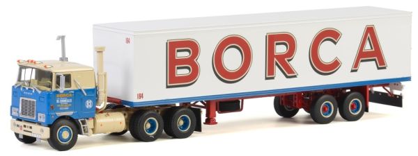 WSI01-2756 - MACK F700 6x4 et remorque caisse rigide BORCA - 1