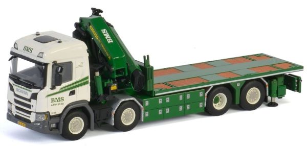 WSI01-2899 - SCANIA G 8x2 plateau avec grue palfinger 78002SH - 1