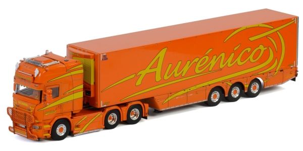 WSI01-2931 - SCANIA R13 Streamline Topline 6x2 et remorque frigo Aurenico - 1