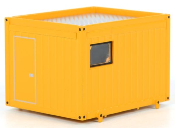 WSI04-1008 - Container pour chantier 10 pieds jaune - 1