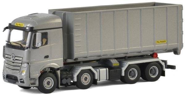 WSI04-2047 - MERCEDES BENZ Actros MP4 Stream Space 8x4 avec benne ampirole Palfinger 40m3 - 1