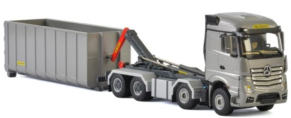 Miniature MERCEDES BENZ Actros MP4 Stream Space 8x4 avec benne
