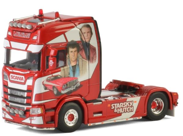 Miniature SCANIA S Highline 4x2 CS20H Lauratrans decoration Starsky et Hutch WSI WSI05 0068 Collect World